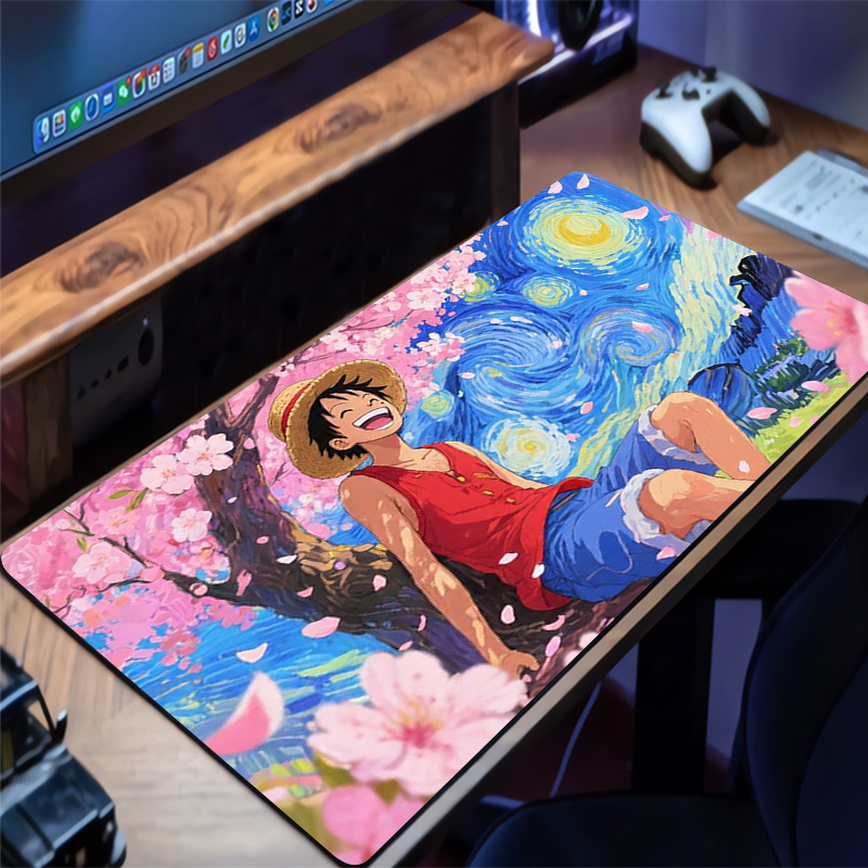 Esports Gaming Keyboard - Mouse Pad One Piece Luffy Gaming