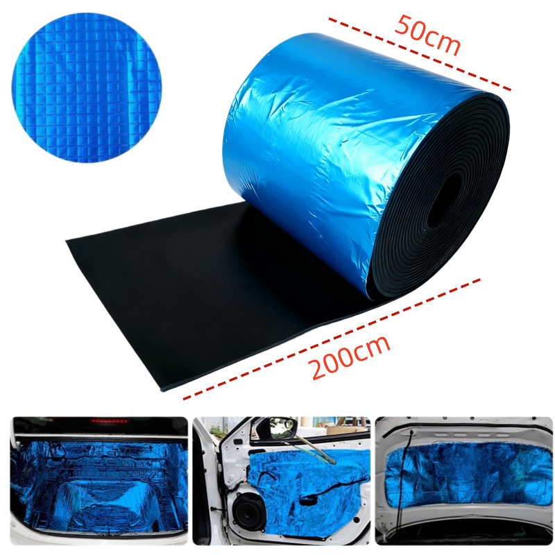 Sound Dampening Foam - 1PCS 200cmx50cmx5mmThick Noise Insulation Mat Heatproof