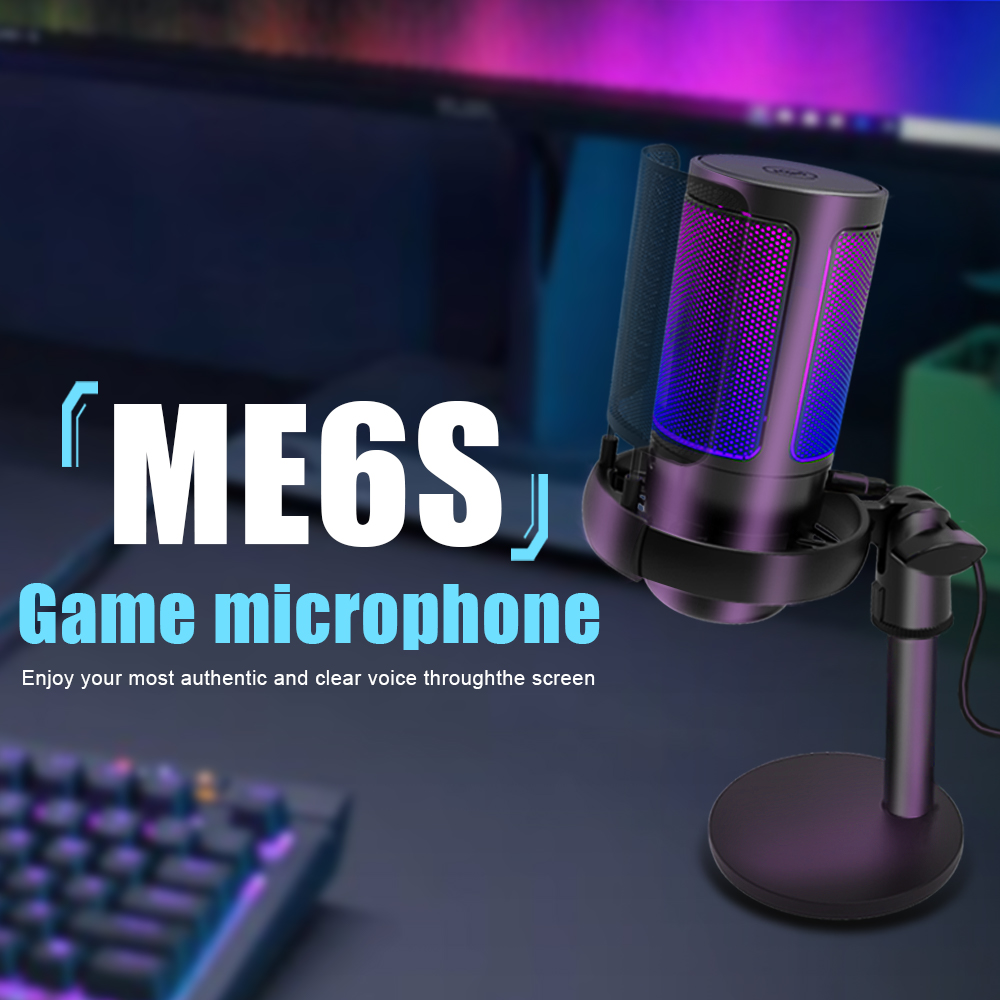 Streaming Mic Condenser - Gaming Microphone for PC:USB Mic for