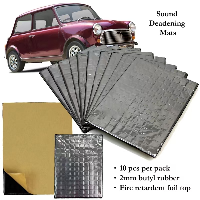 10Pcs Car Sound Mat Insulation - Sound Dampening Foam avis et prix