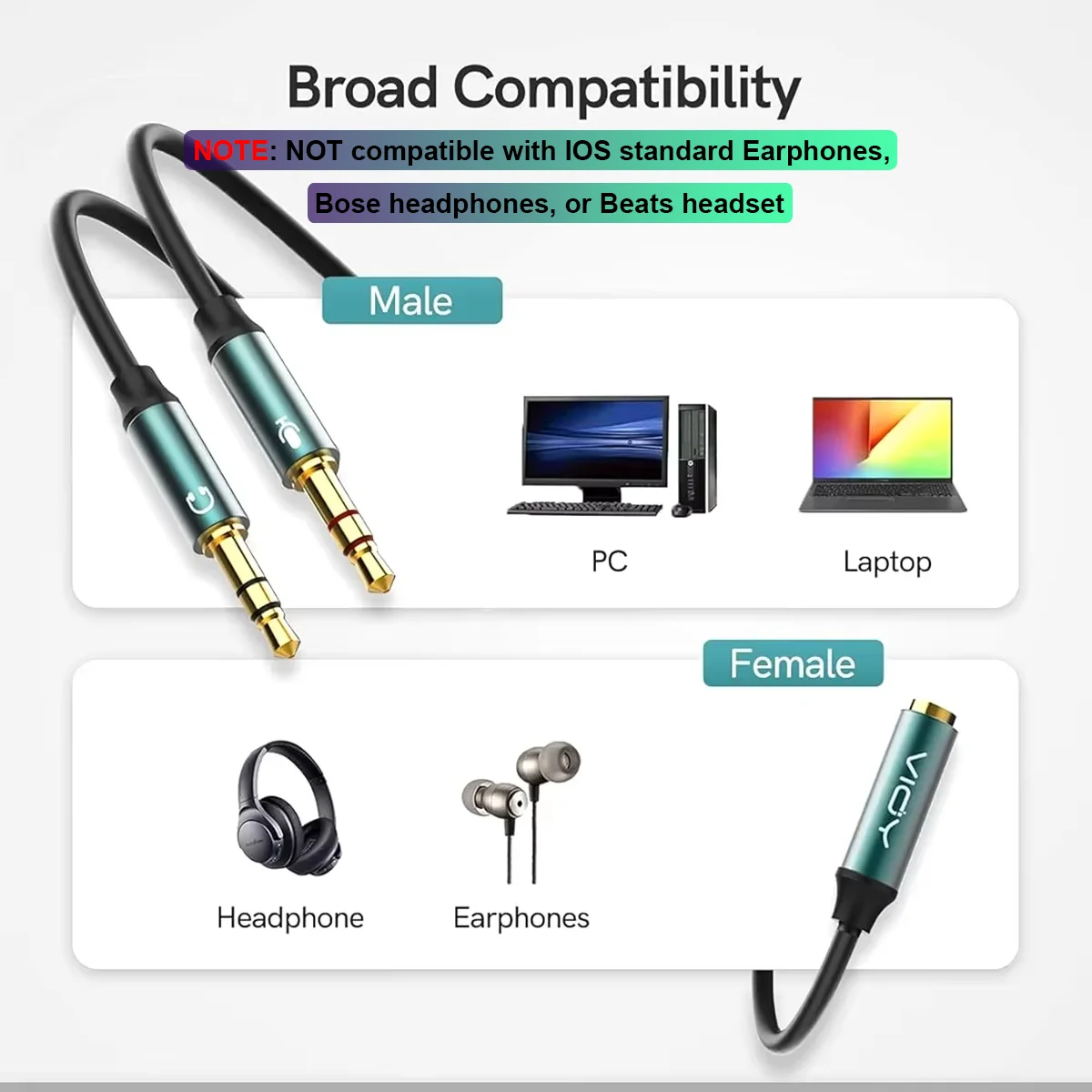 Headphone Splitter for Compute - Esports Gaming Splitter avis et prix