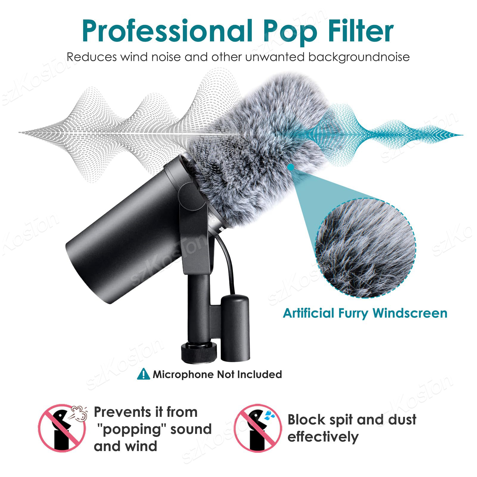 Noise Reduction Pop Filter for - Sound Dampening Foam avis et prix