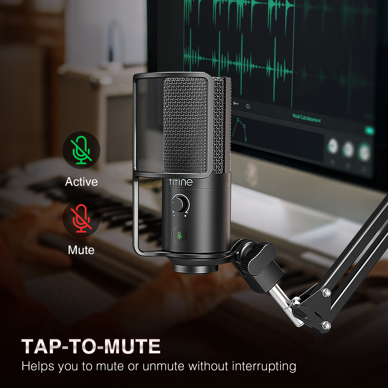 FIFINE USB Streaming Microphon - Streaming Mic Condenser avis et prix