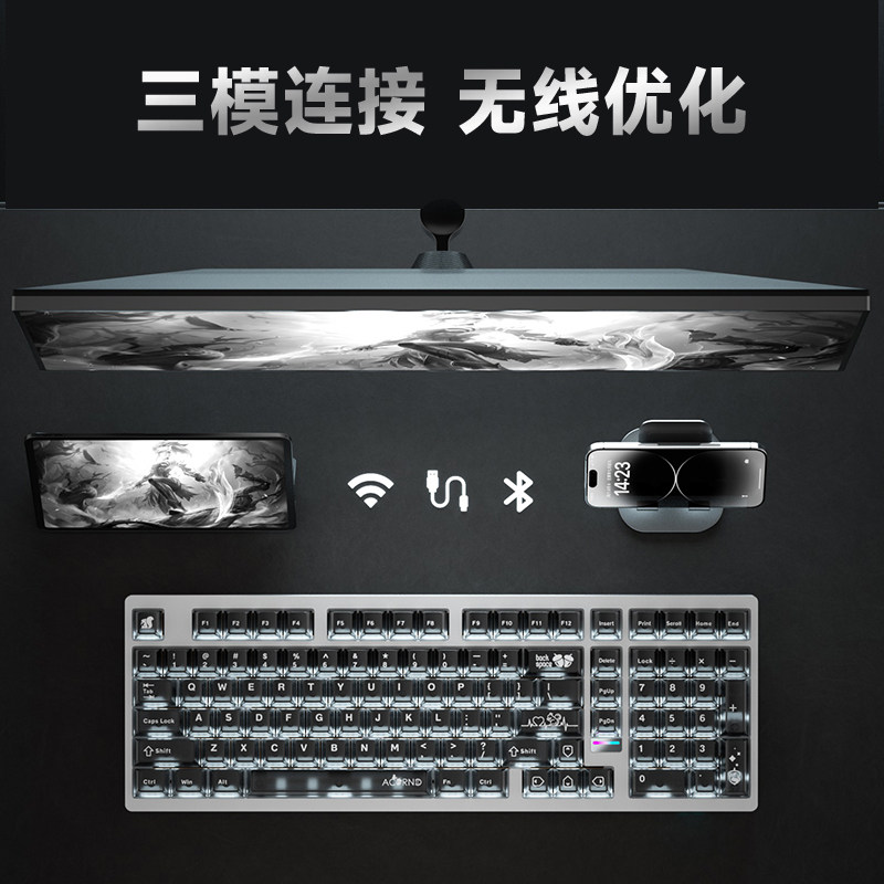 Weika Max102 Aluminum Case Wir - Esports Gaming Keyboard avis et prix