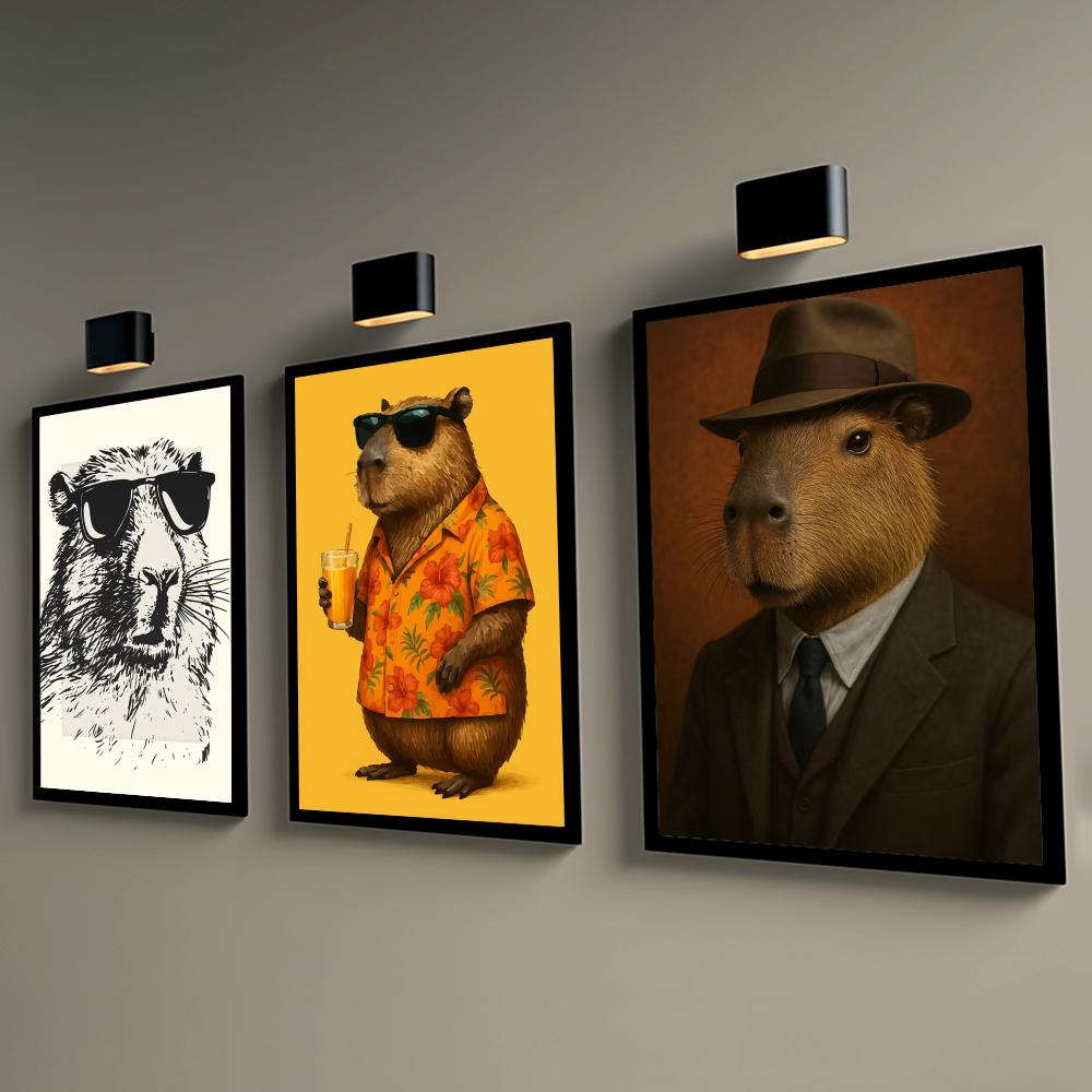 Sunglasses Capybara Print Wall - Esports And Gaming Lounge avis et prix