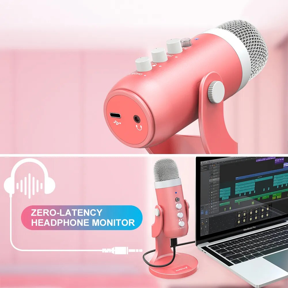 Haomuren USB Condenser Microph - Streaming Mic Condenser avis et prix