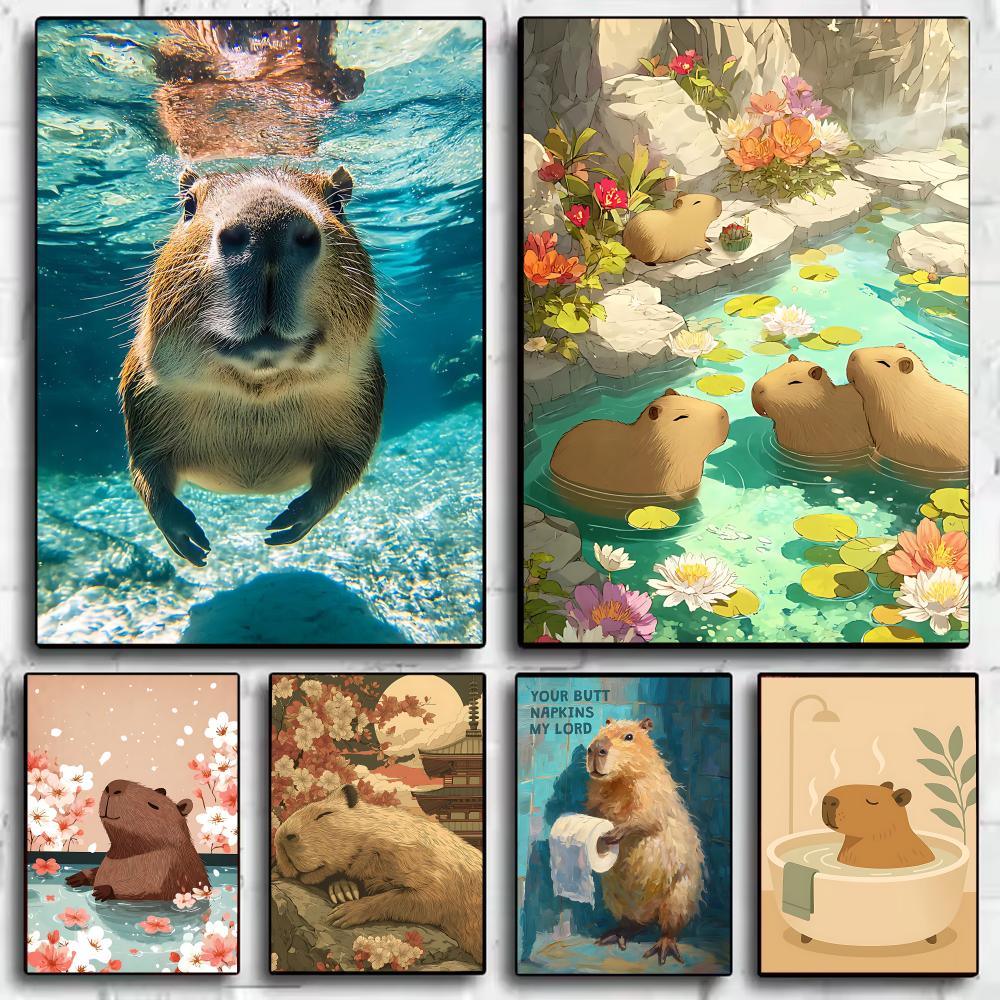 Healing Capybara Poster Art Po - Esports And Gaming Lounge avis et prix