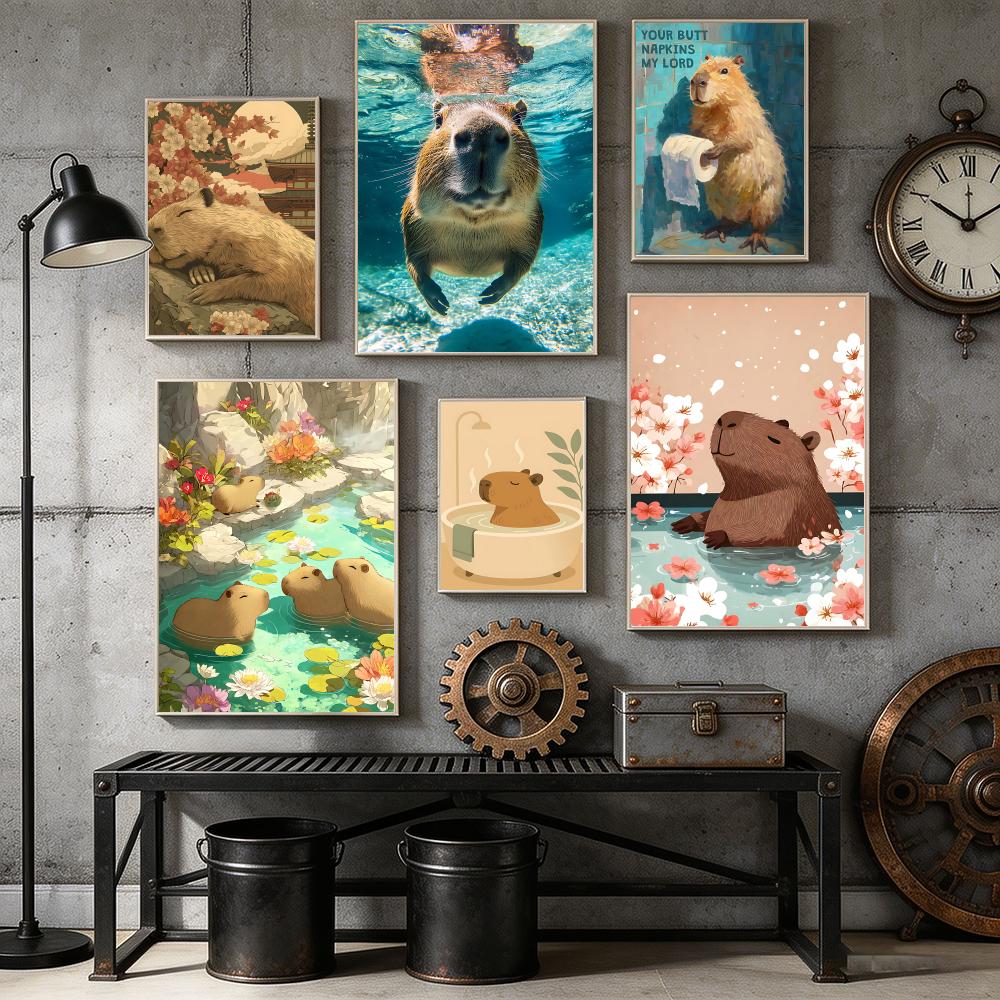 Healing Capybara Poster Art Po - Esports And Gaming Lounge avis et prix