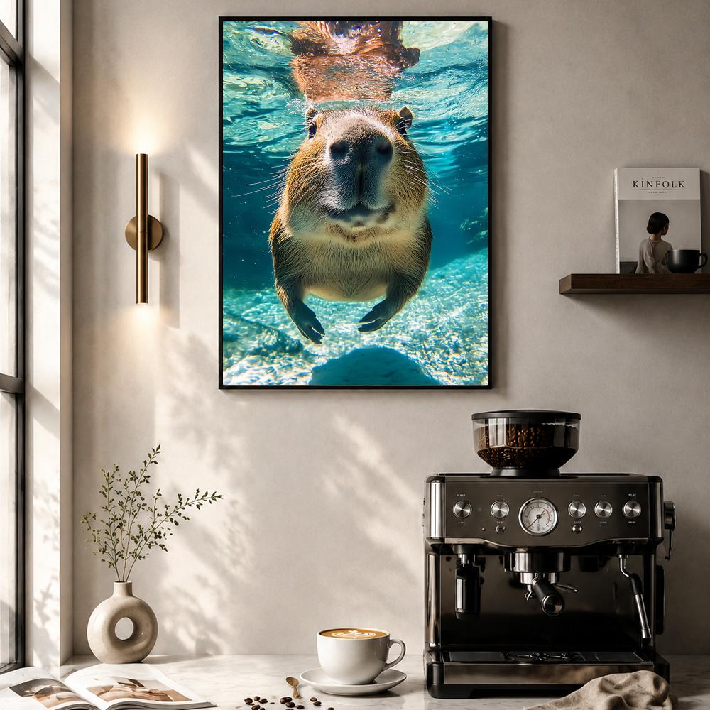 Healing Capybara Poster Art Po - Esports And Gaming Lounge avis et prix