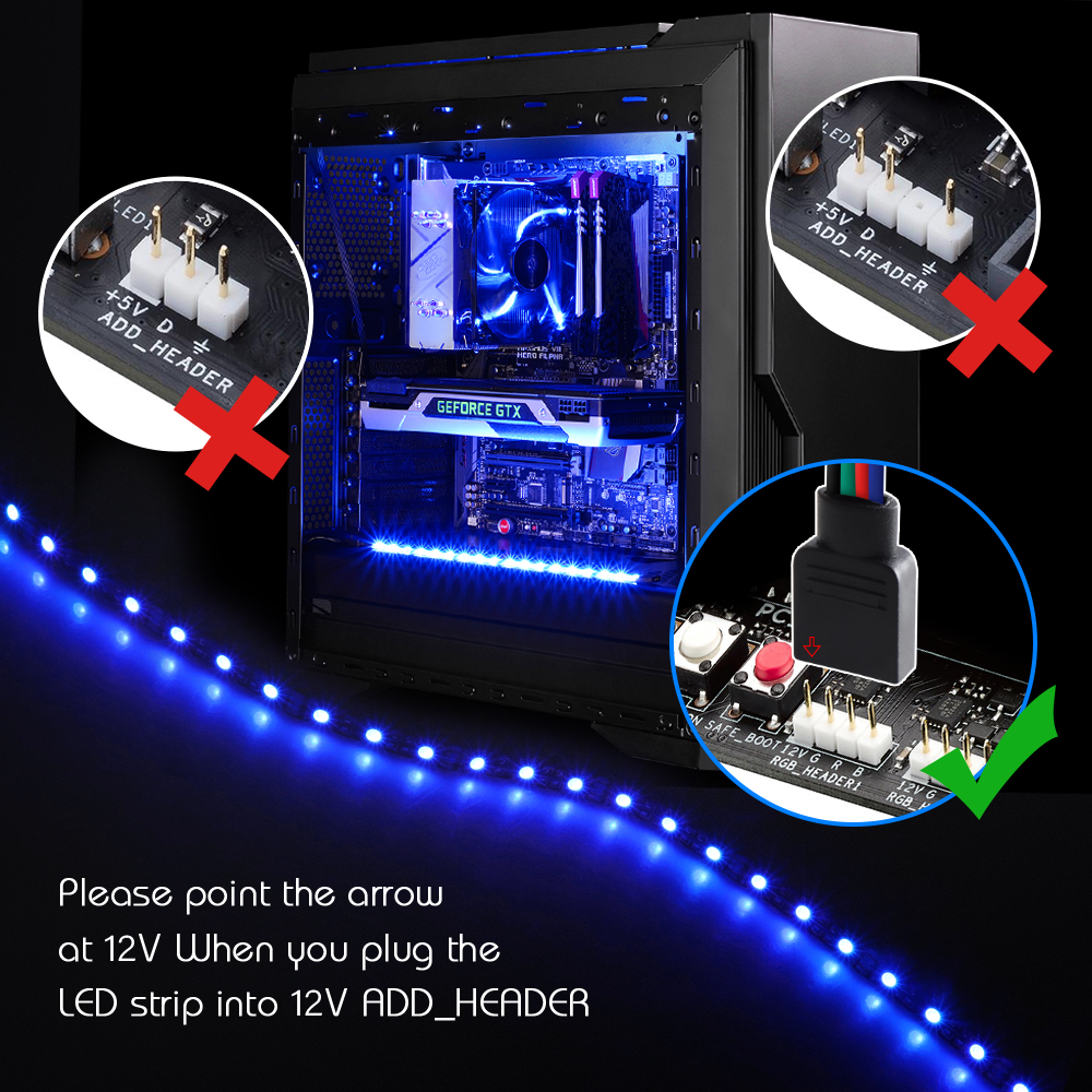 RGB Gaming LED Strip Light 1 t - Esports Gaming Splitter avis et prix