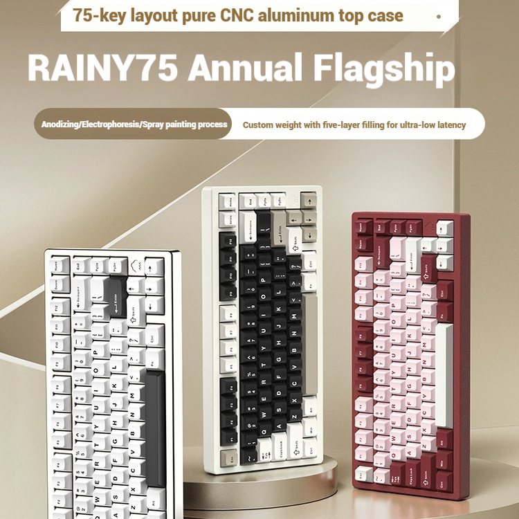 Wireless Bluetooth RAINY75 Cus - Esports Gaming Keyboard avis et prix