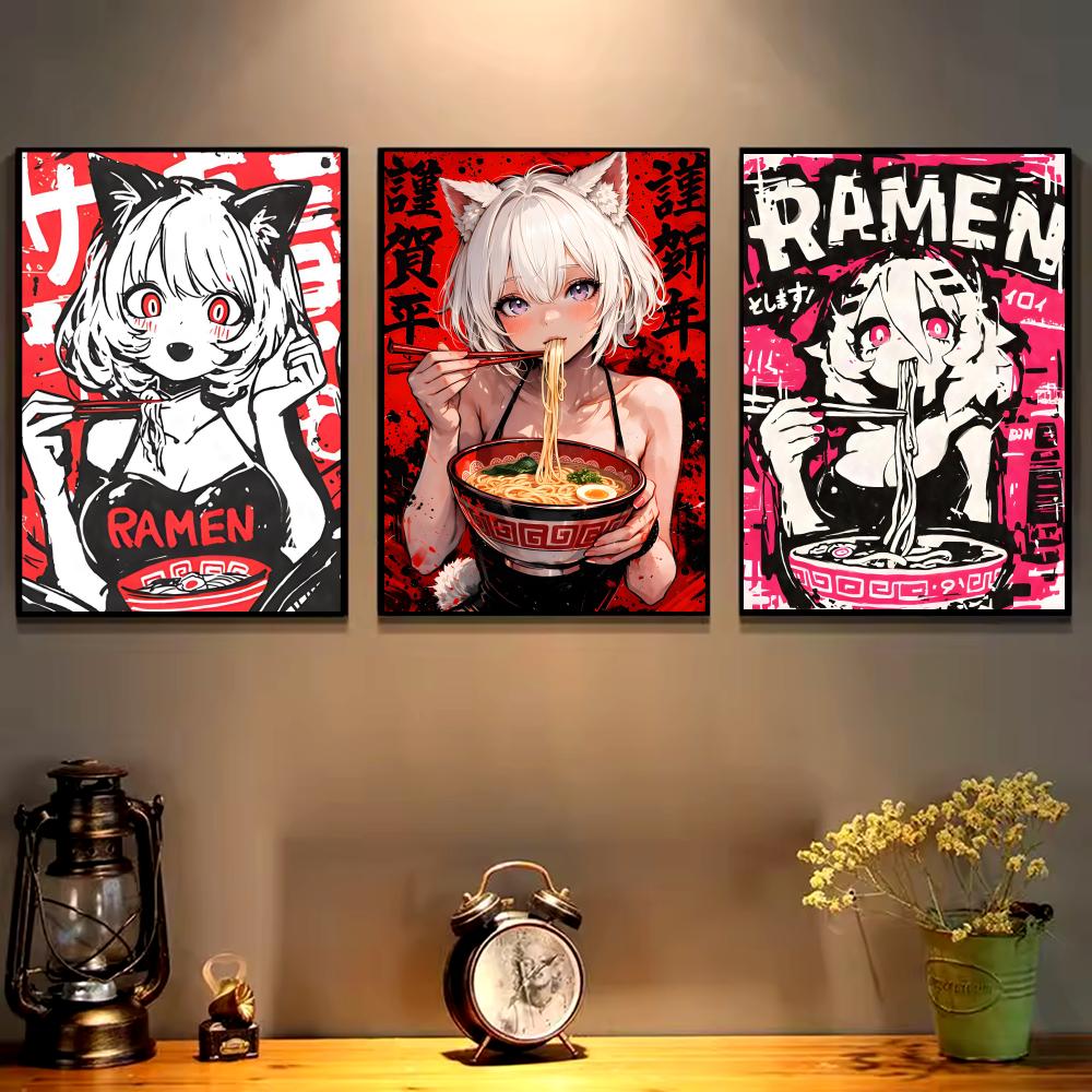 Anime Cat Girl Painting Callig - Esports And Gaming Lounge avis et prix