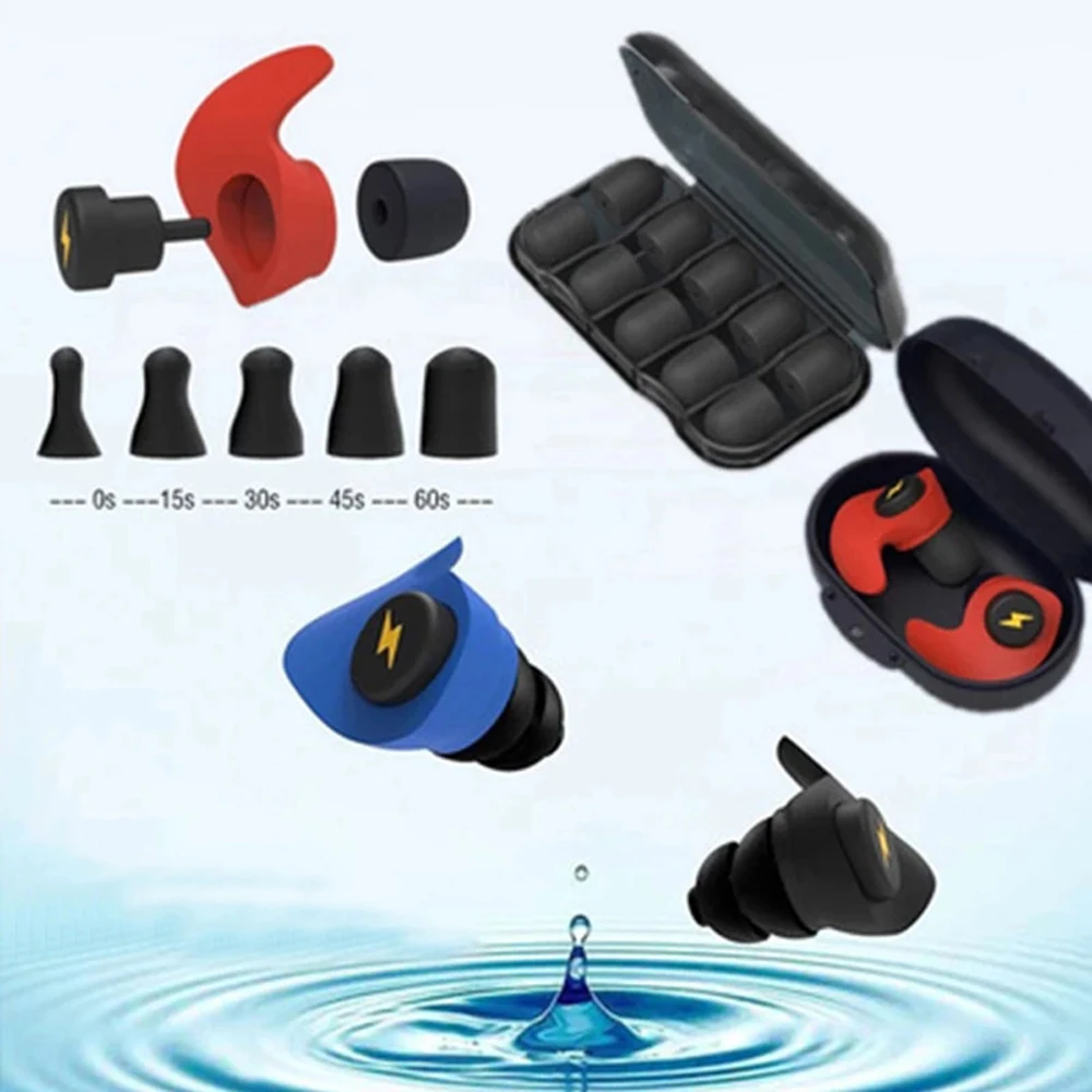 Sleep Silicone Ear Plugs Black - Sound Dampening Foam avis et prix