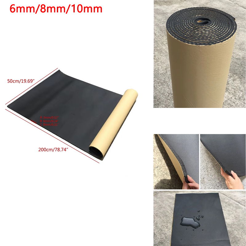 1 Roll 200cmx50cm 6mm/8mm/10mm - Sound Dampening Foam avis et prix