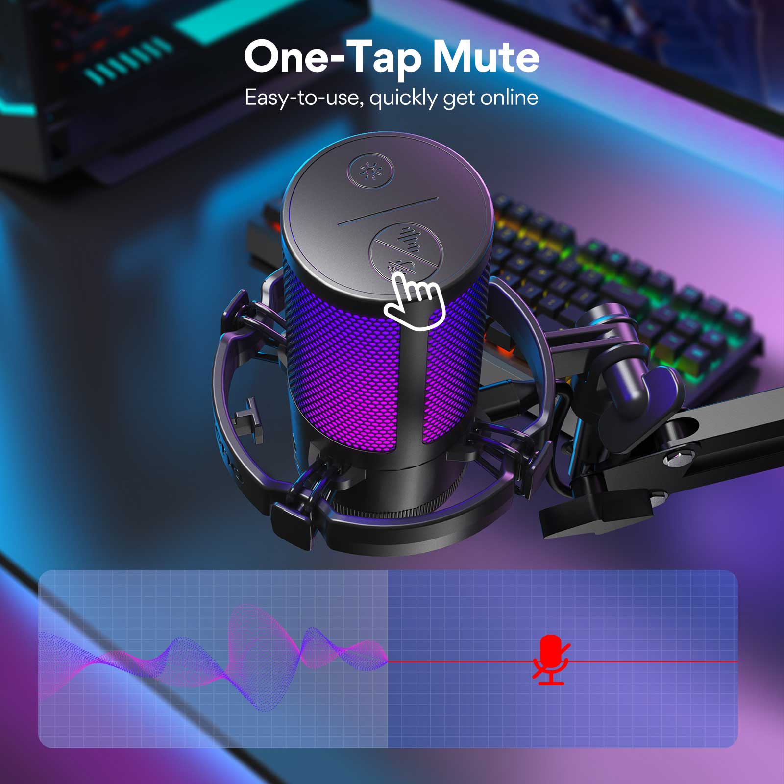 MAONO DGM20S Gaming USB Microp - Streaming Mic Condenser avis et prix