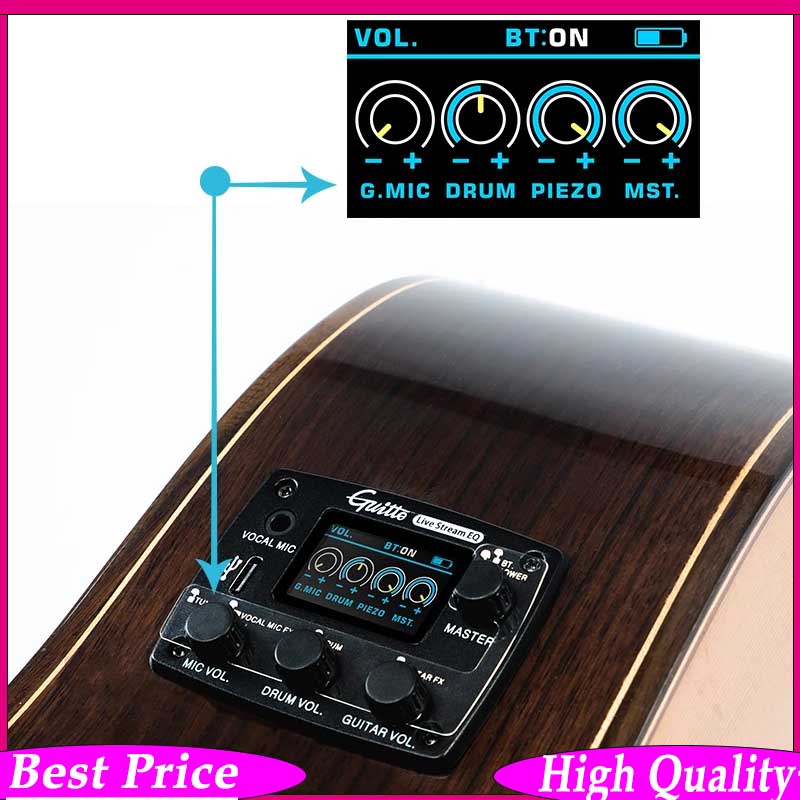 Guitto GGP-05 Acoustic Guitar  - Streaming Mic Condenser avis et prix