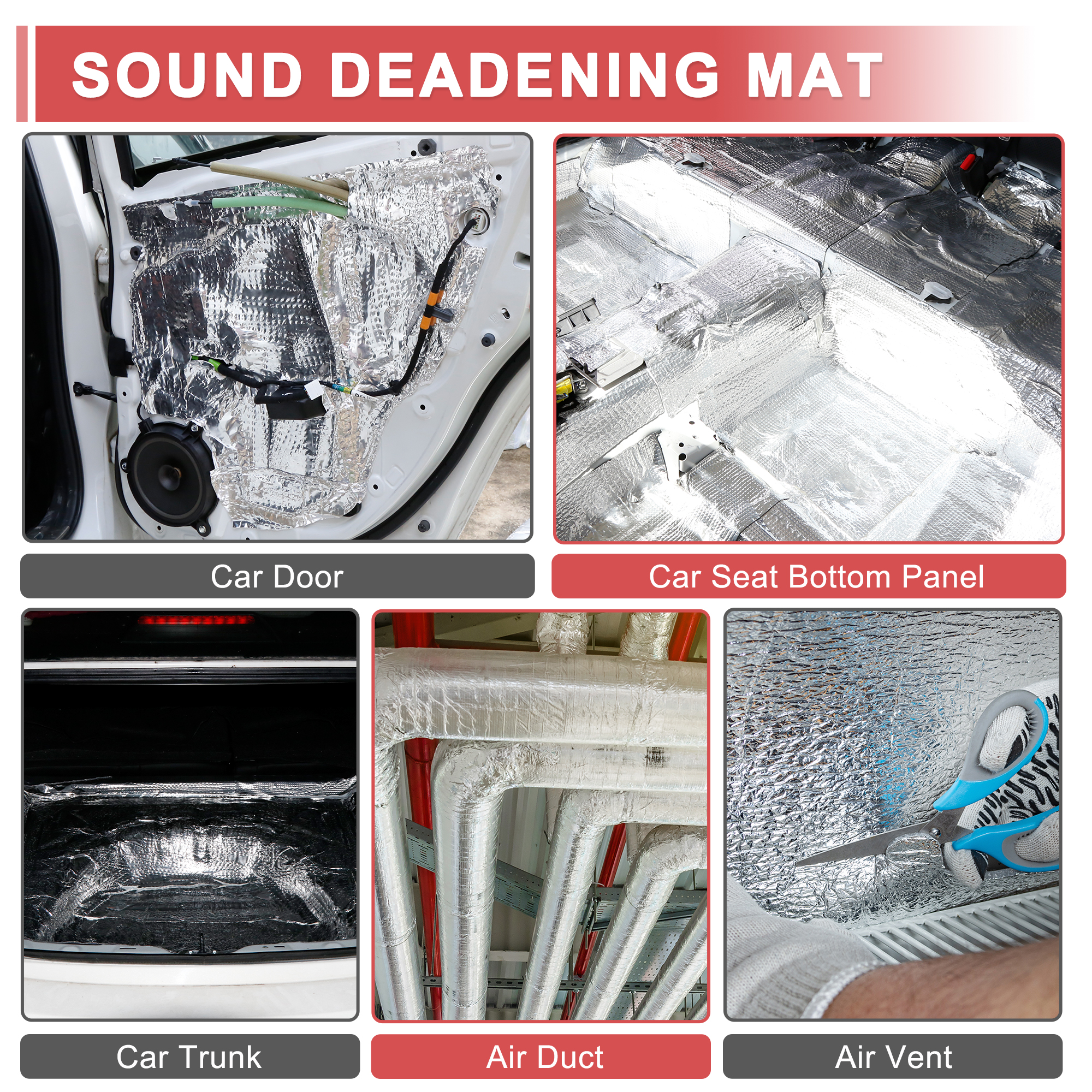 UXCELL 4mm 18sqft 40x420cm Sou - Sound Dampening Foam avis et prix