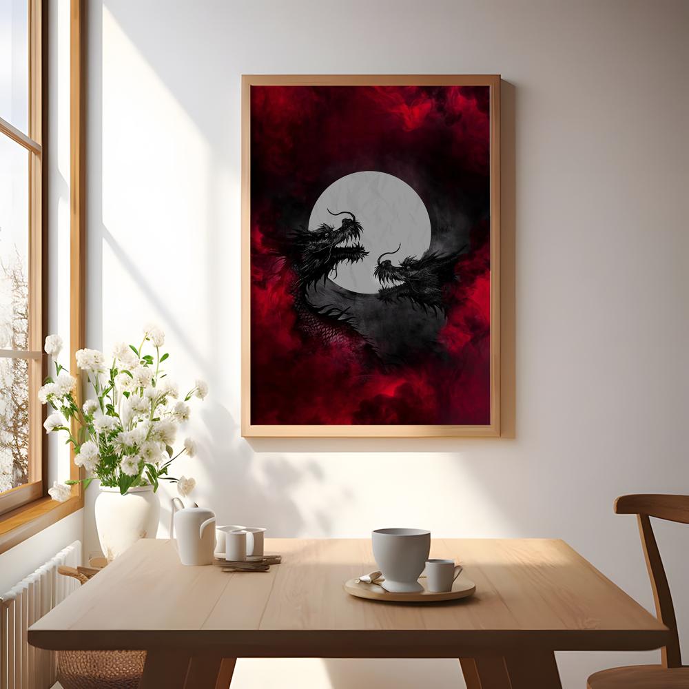 Black Dragon Poster Waterproof - Esports And Gaming Lounge avis et prix