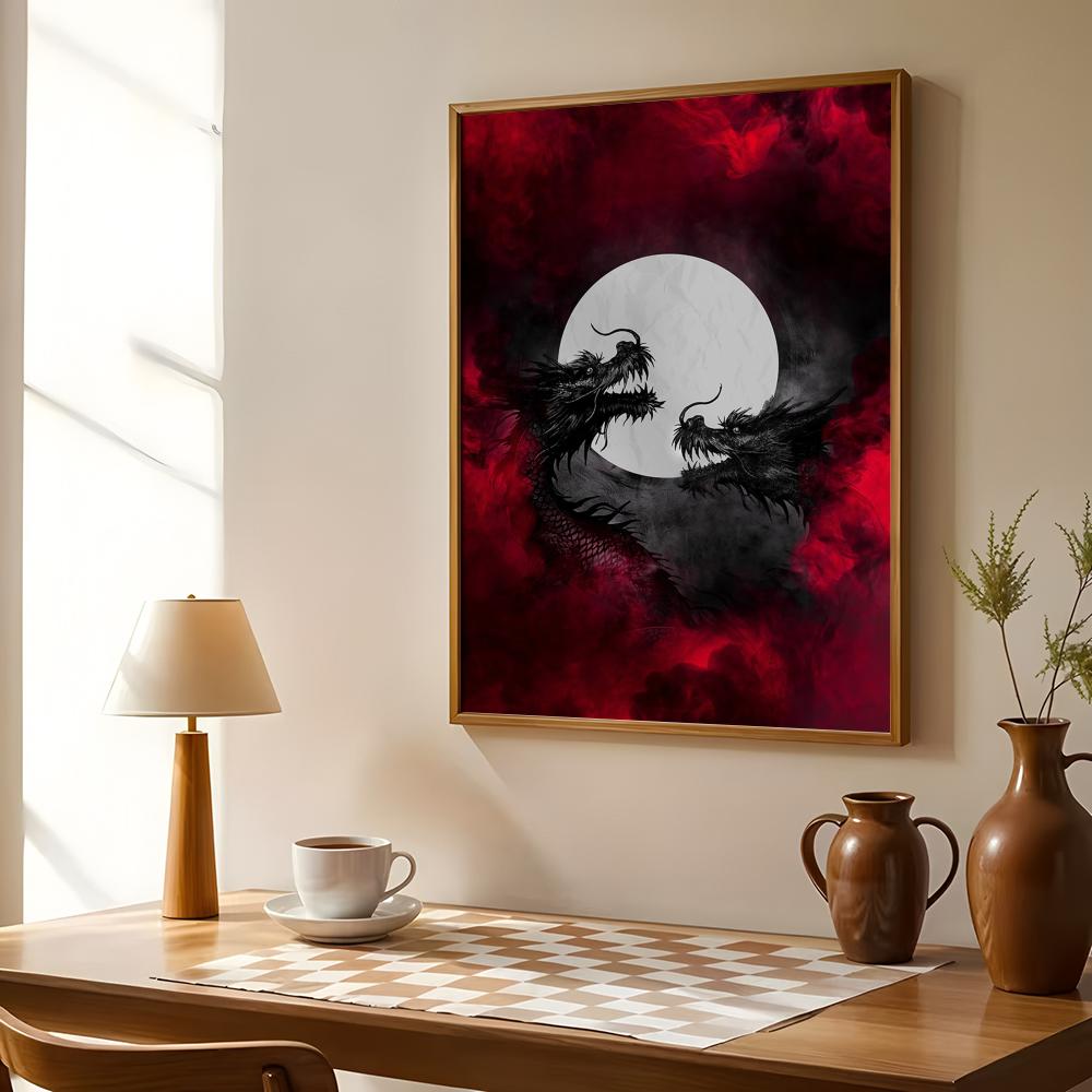 Black Dragon Poster Waterproof - Esports And Gaming Lounge avis et prix