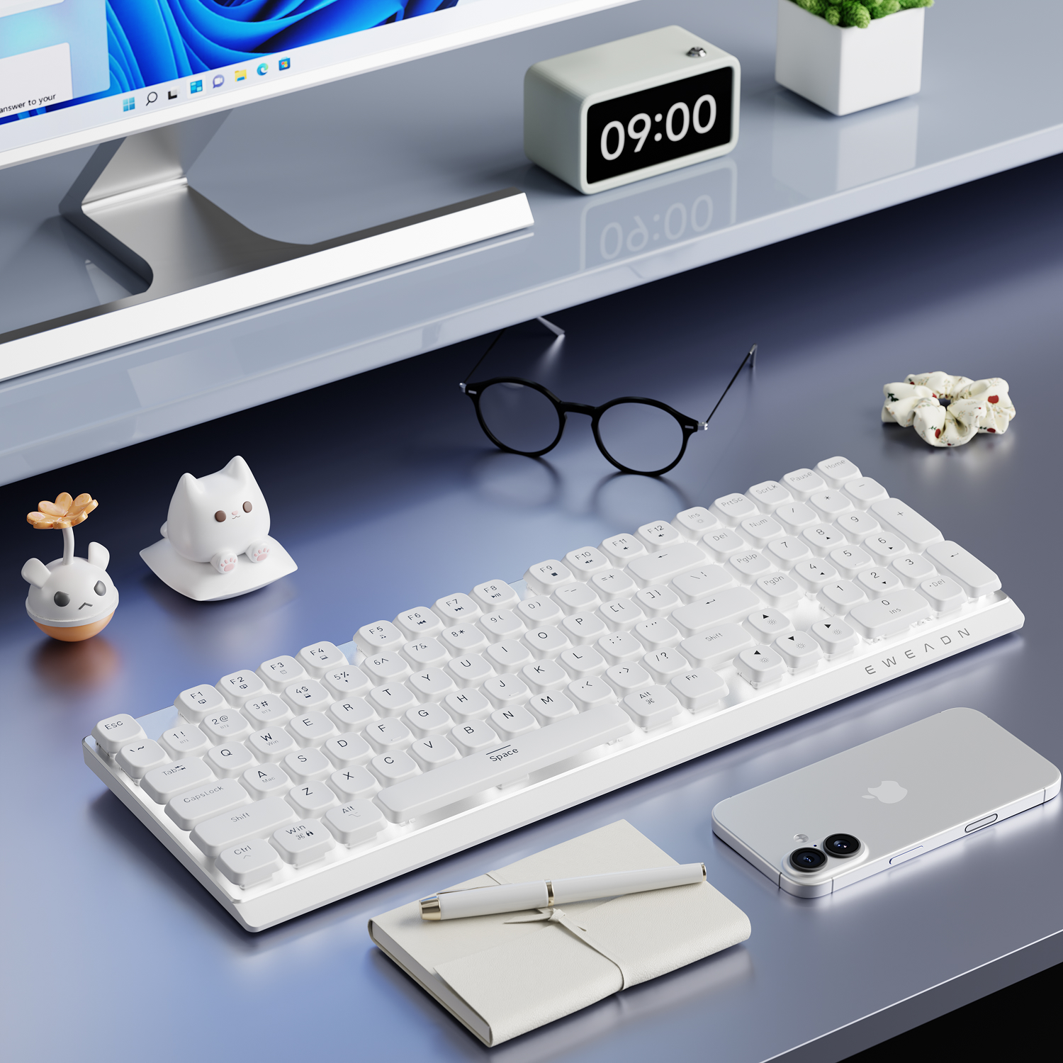EWEADN Wireless Low-Profile Me - Esports Gaming Keyboard avis et prix