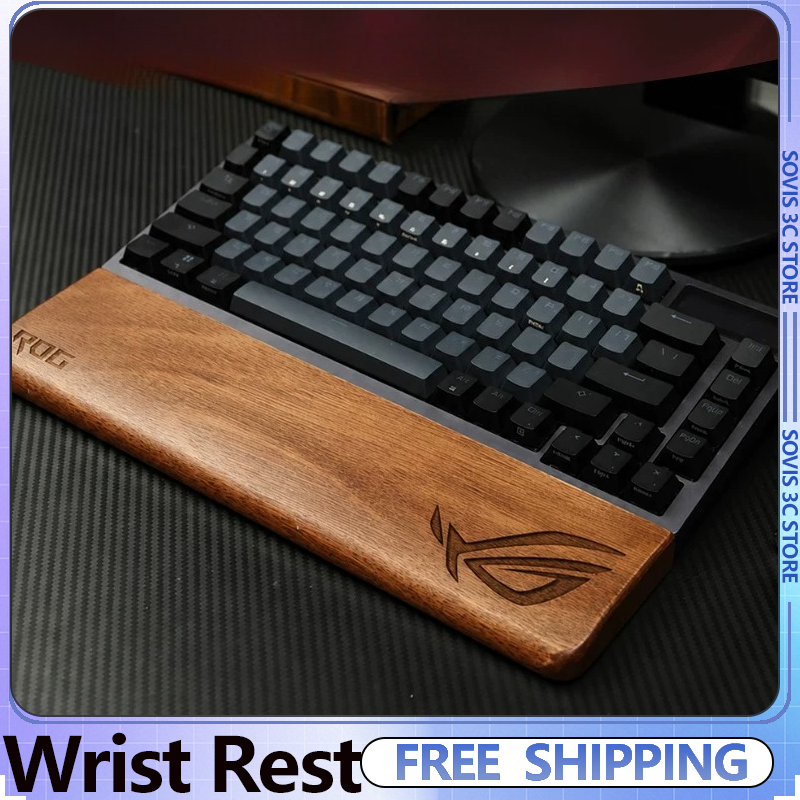 Black Walnut Keyboard Wooden W - Esports Gaming Keyboard avis et prix