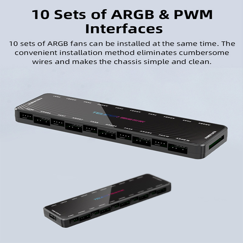 LP-10 ARGB PWM Fan Hub with Re - Esports Gaming Splitter avis et prix