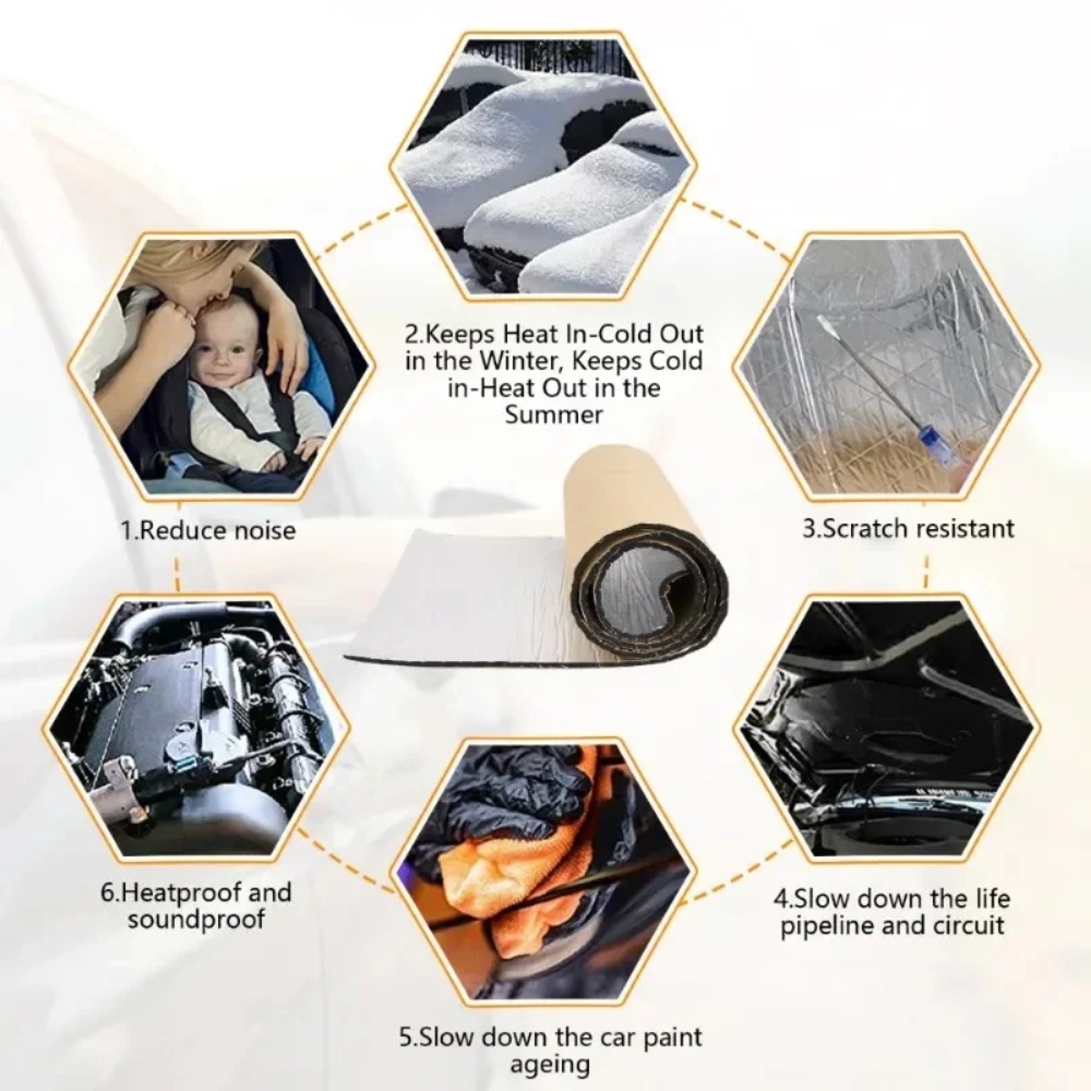 Extra Thick 20mm Car Sound Dea - Sound Dampening Foam avis et prix