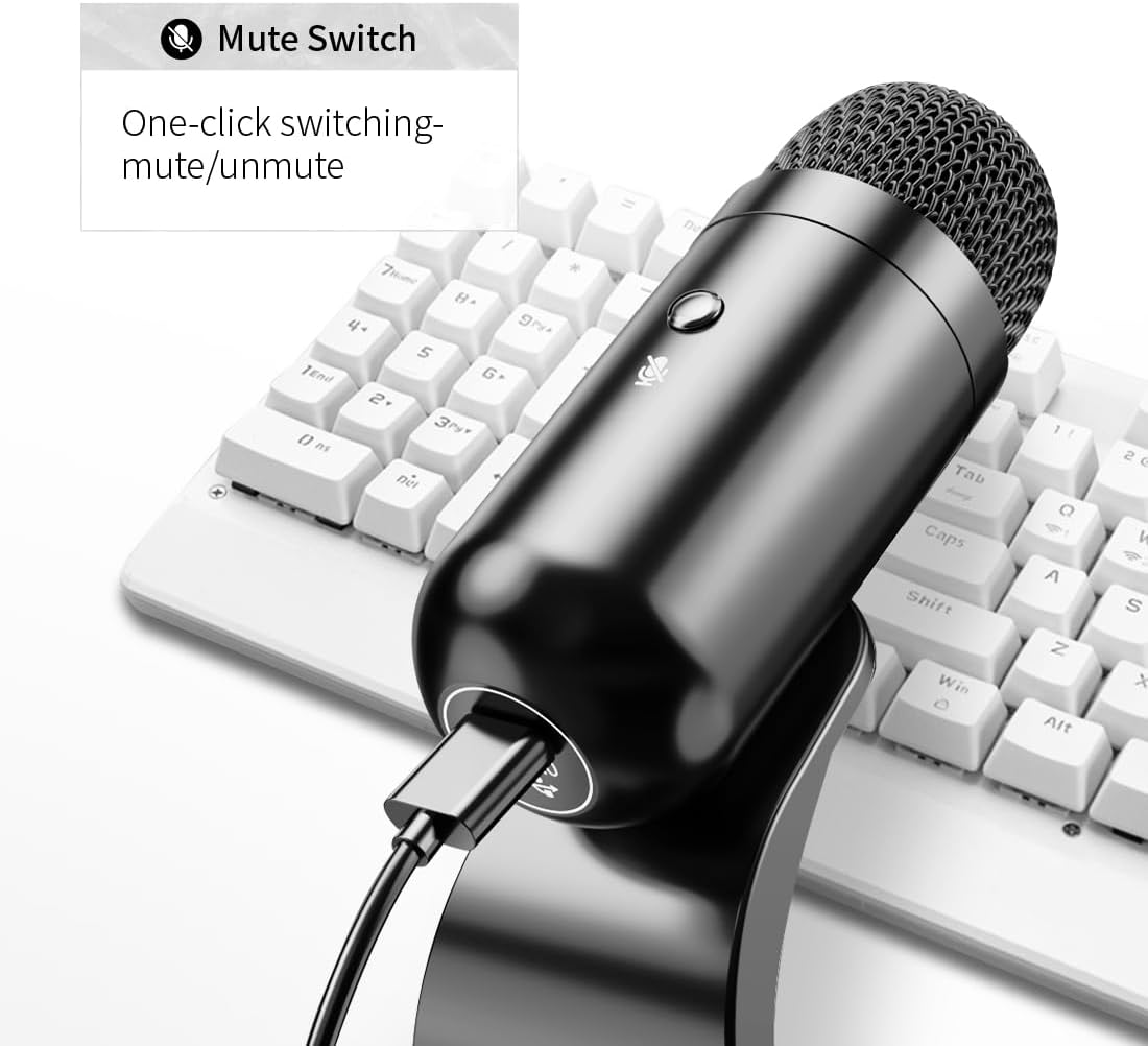 Professional USB Microphone Co - Streaming Mic Condenser avis et prix