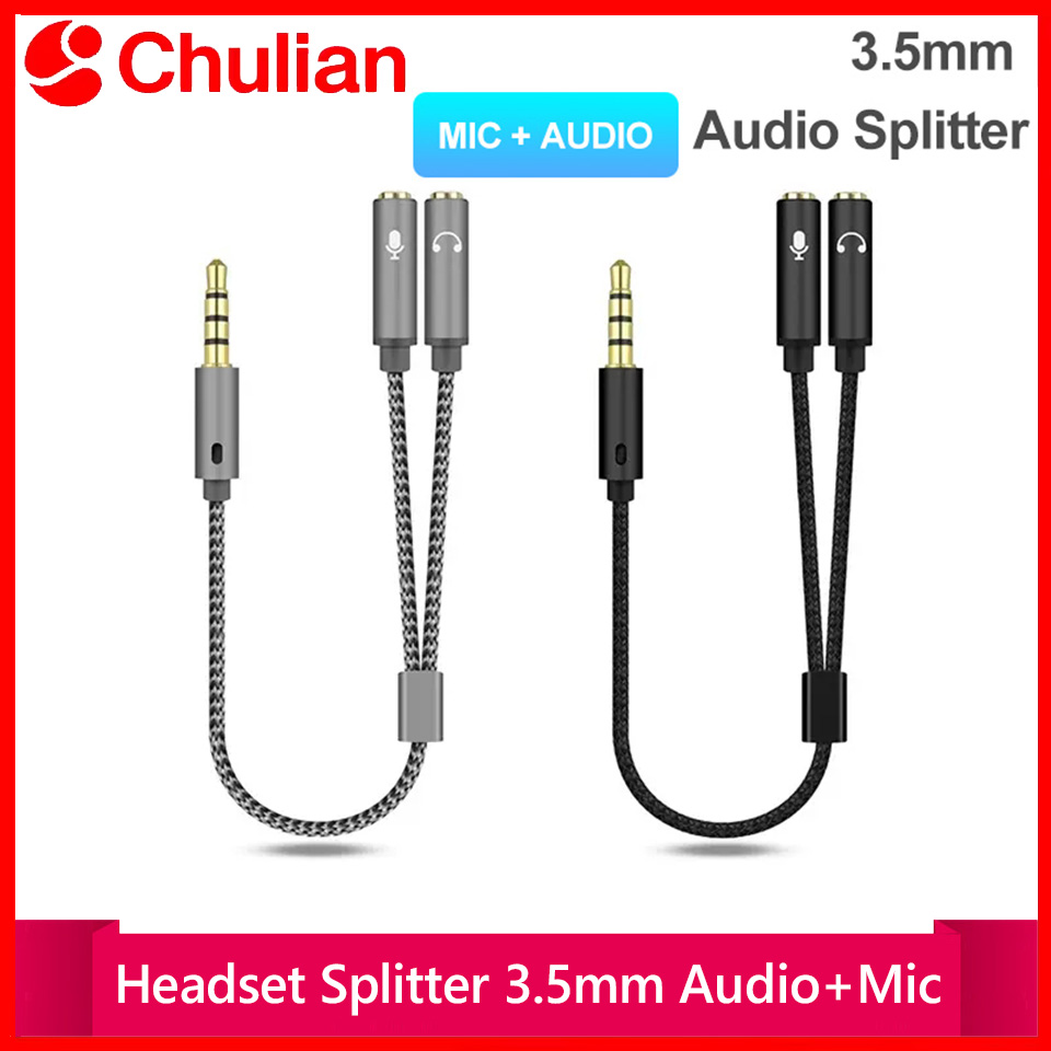 Headset Splitter 3.5mm Audio+M - Esports Gaming Splitter avis et prix