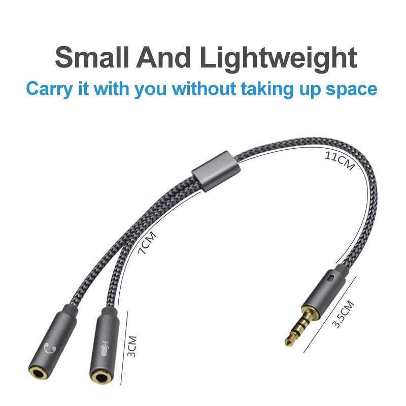 Headset Splitter 3.5mm Audio+M - Esports Gaming Splitter avis et prix