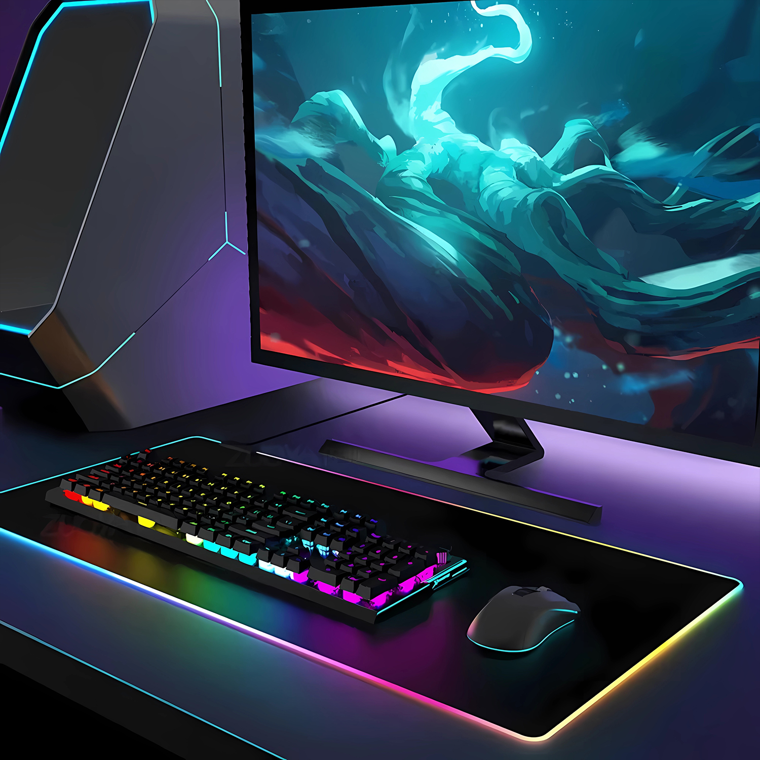 RGB HD Needy Girl Overdose Mou - Esports Gaming Companies avis et prix