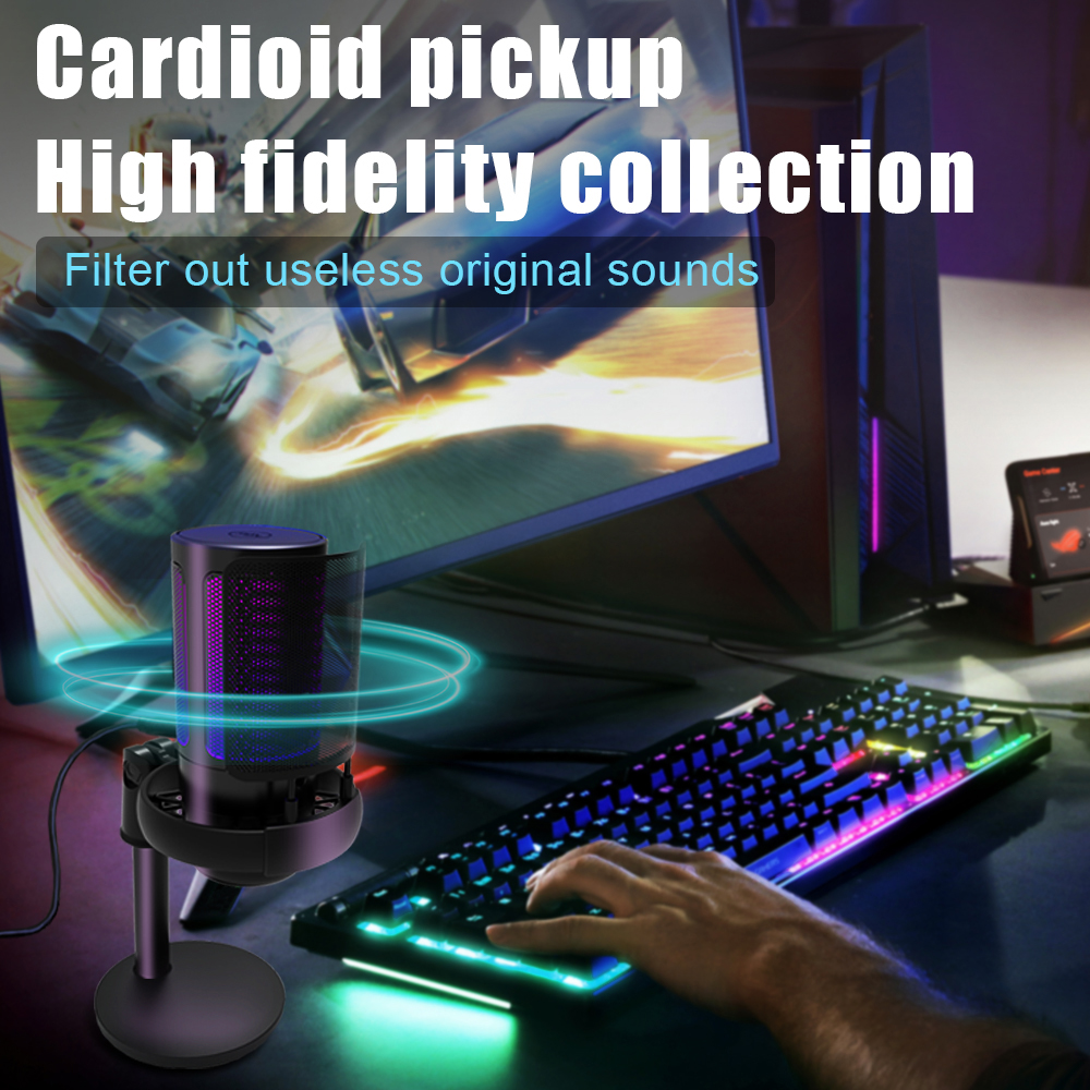 Gaming Microphone for PC:USB M - Streaming Mic Condenser avis et prix